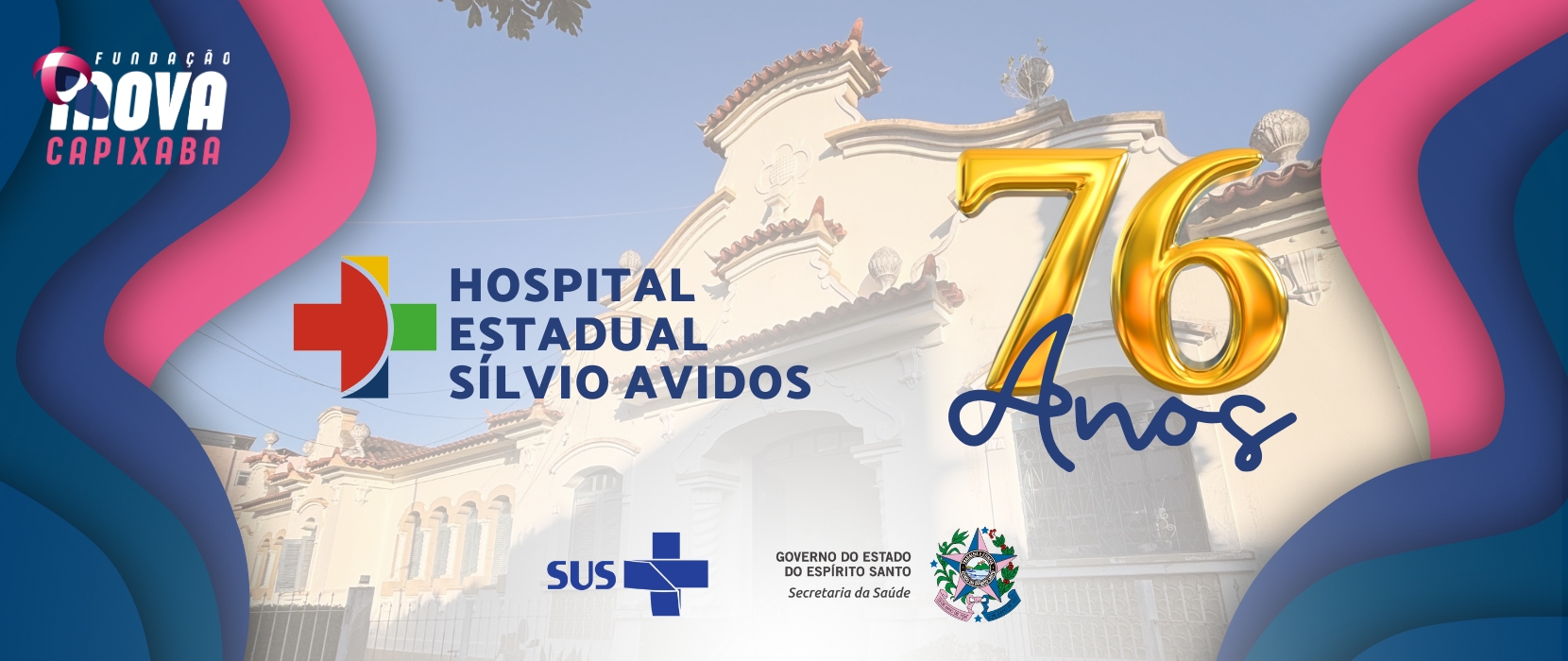 Hospital Estadual Sílvio Avidos celebra seus 76 anos de história