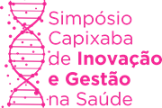 Logotipo Simpósio Capixaba de Inovação na Saúde (rosa)